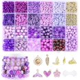 thumbnail image 1 of shiyou-Colorful Plastic Round Pony Beads, 1 of 4