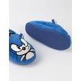 thumbnail image 4 of Pantuflas Infantiles Sonic The Hedgehog Azules de Peluche con Orejas 3D, 4 of 5