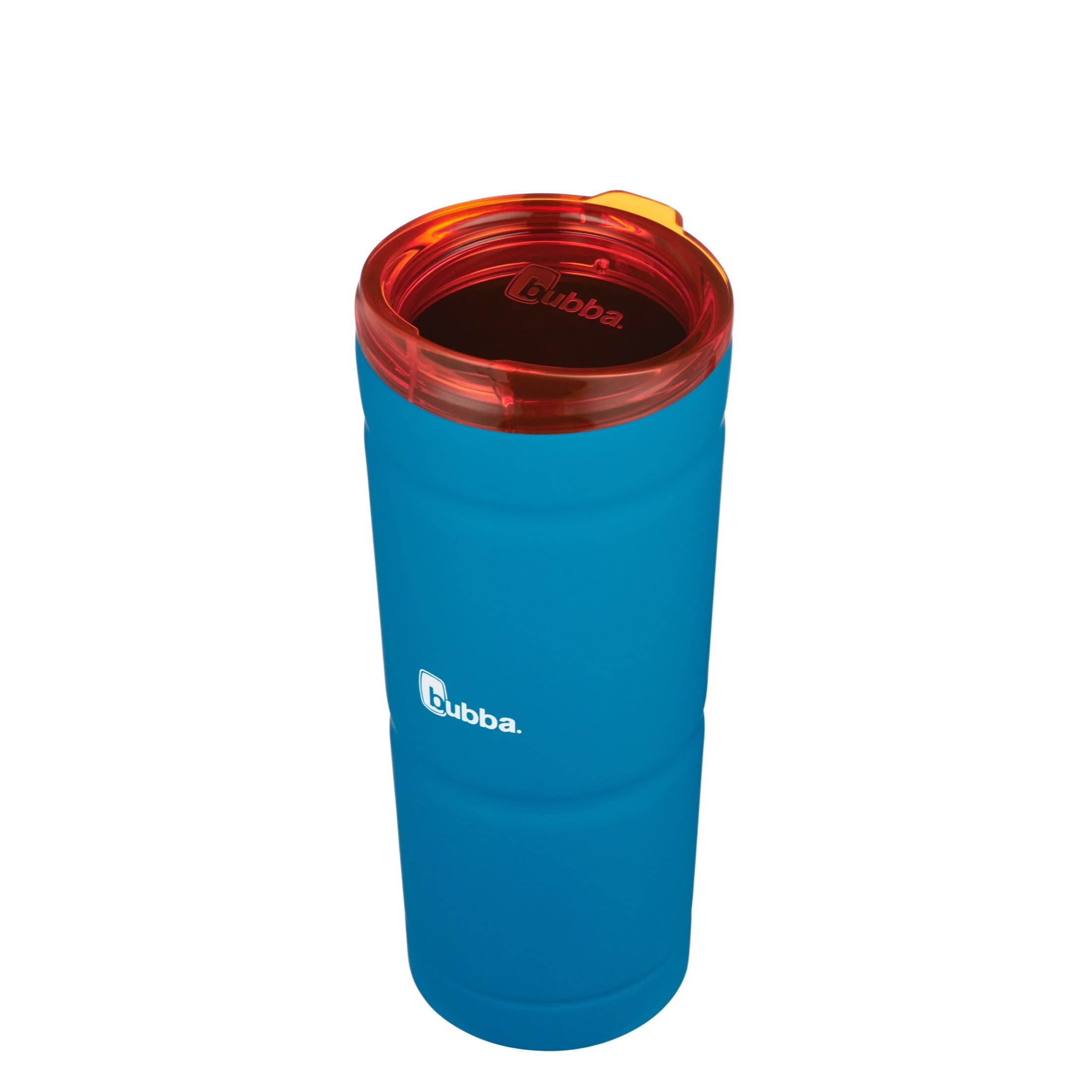 Bubba Insulated 48 oz. Tumbler w/ Handle Red & Blue Abstract Lid and Straw  as is