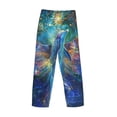 thumbnail image 3 of Lsque Colorful Winged Dolphin Print Men's Pajama Pants, Lounge Pant - Comfortable Home Wear,Elastic Waistband, Stylish Design-X-Large, 3 of 9