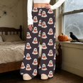 thumbnail image 5 of Black Halloween Pajama Pants for Women Soft Comfy Casual Long Pj Bottoms Cute Lounge Sleep Pants with Pockets & Drawstring 3XL, 5 of 6