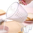thumbnail image 3 of Taotanxi Set Of 3 Thick Plastic Measuring Cups For Home Kitchen Use, Transparent, Clearly Marked, Available In 200Ml, 400Ml And 900Ml Sizes., 3 of 7