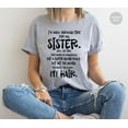 thumbnail image 3 of Funny Sister Shirt, Sister Gift Shirt, Big Sister T-Shirt, Little Sisters Shirt, Gifts For Sister, Big Sister Gift Tees, Funny Saying Shirts, 3 of 4