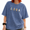 Blue-1, variant on Women's Vintage Washed Bookish Duck Graphic Tee Summer Casual Relaxed Top