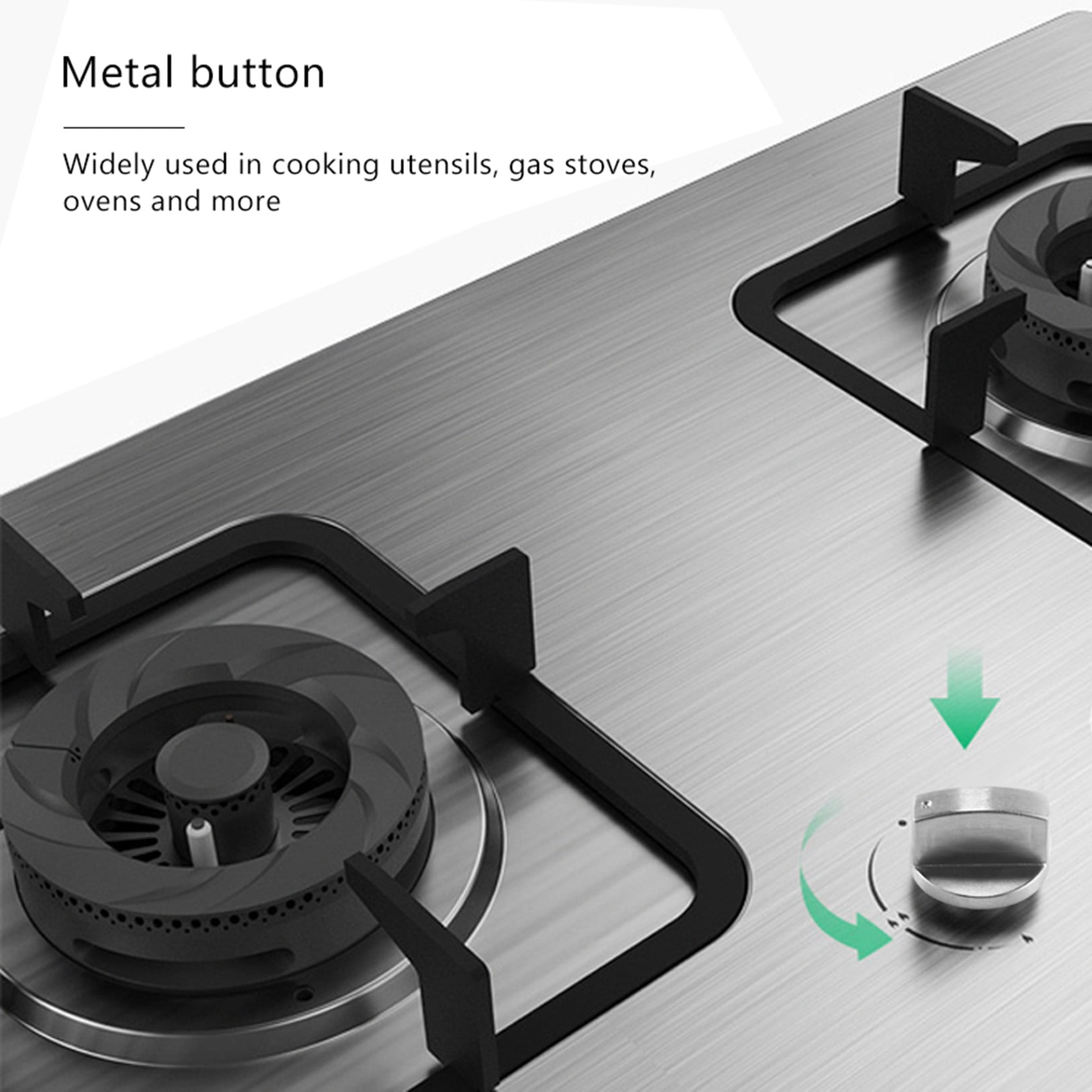 4 pieces knob stove gas cooker knobs metal gas cooker knob gas cooker