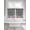 Black, variant on Spring Floral 2 Panel Kitchen Curtains for Small Windows, Black White Checkered Farmhouse Butterfly Bathroom Tier Curtain, Short Window Treatment for Bedroom/Living Room 55"x24"