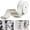 White, variant on White Velvet Wired Ribbon with Glitter Back 2.5 Inch White and Gold Christmas Ribbon Wired Ribbon for Christmas Tree, Gift Wrapping, Mantel, Wreaths Supplies, Topper Bows (10 Yards)