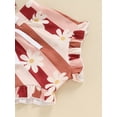 thumbnail image 6 of Bagilaanoe 3pcs Newborn Baby Girl Shorts Set Sleeveless Flower Print Romper Tops + Shorts + Hairband 3M 6M 12M 18M Infant Casual Summer Clothes, 6 of 8