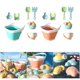 thumbnail image 2 of Plastic Sand Bucket Sand Tool Toy Set Foldable Bucket Shovel Sand Mould Set For Children Creative Outdoor Sand Play Toy Orange, 2 of 4