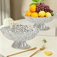 thumbnail image 5 of Fruit Bowl High Foot Fruit Tray,Modern,Minimalist Pedestal Decorative Bowl Kitchen Counter for Snacks Candies Living Room, 5 of 7