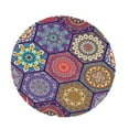 thumbnail image 1 of Elastic retro tablecloth garden tablecloth round tablecloth for oval round table Style G 1.2m, 1 of 8