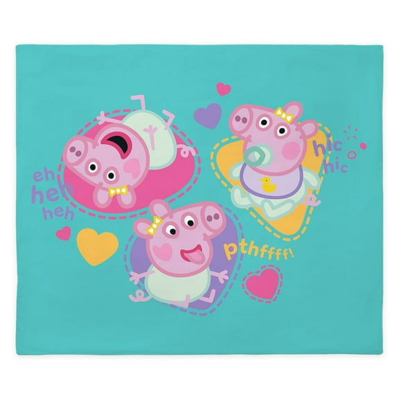 CafePress - Peppa Pig: Happy Baby - King Duvet Cover, Printed Comforter Cover, Unique Bedding,