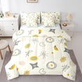 thumbnail image 1 of YST Kids Cartoon Atomic 7pcs Modern Mid Century Bedding Set, Twin Size Comforter Set, Geometric Polka Dots Room Decor, 1 of 4
