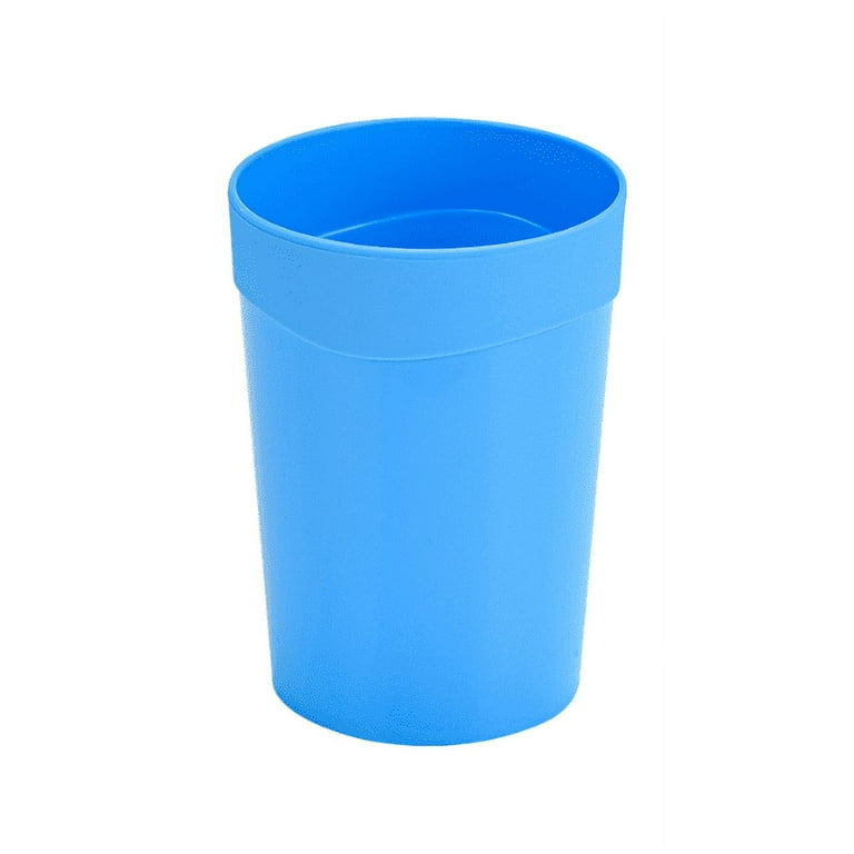 Lawei Set of 6 Unbreakable Premium Drinking Glasses - 14 oz Plastic Water Cups Stackable Tritan Tumbler Cups