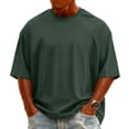 thumbnail image 2 of YOUYEDIAN T Shirts for Man Casual Versatile Short Sleeve Crewneck Shirt Fashion Loose Tops, 2 of 5