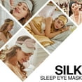 thumbnail image 2 of Winssy 100 Percent  Pure Mulberry Silk Sleep Mask For Eye Cover Sleeping,Filled with 100% Mulberry Silk 22 Momme with Extra Wrapping bag-1PC Pinck Color, 2 of 8