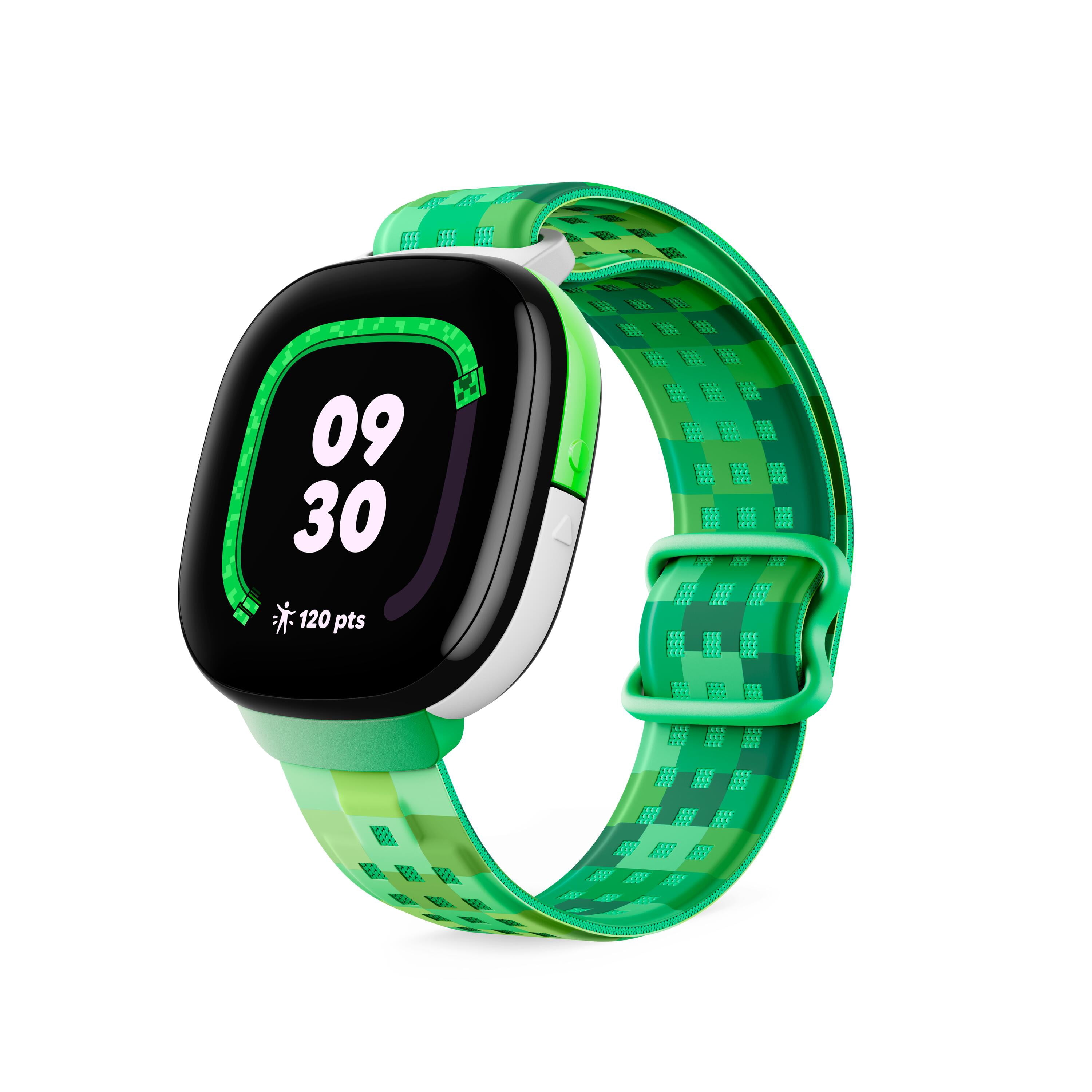 Fitbit Ace LTE Band - Kids Smartwatch Band - Water Resistant - One Size Fits All - Minecraft: Do U Mine?