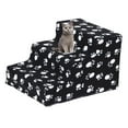 thumbnail image 4 of 1pcs Dog Stair 3 Steps Portable Cat Dog Ladder Non Slip Step Ramp Climb Black, 4 of 8