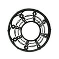 thumbnail image 4 of RRI Goods Contemproray End Table, Glass Top Metal Base Side Accent Table, 4 of 5