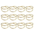 thumbnail image 6 of FELTECHELECTR Metal Spiral Napkin Rings 12Pcs Ideal for Creating a Warm Atmosphere at Baby Showers, 6 of 8