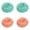 Pink+Blue, variant on ZFSBZBS 1Pcs Plastic Dish Scrubbers ,Durable Non-Scratch Scrubbers Plastic Mesh Cleaning Pads Easy Grip Assorted Colors for Multi-Surface Cleaning,Blue