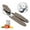 Brown, variant on TJ Pop Stainless Steel Heavy Duty Hand Manual Held Can Openers，gray