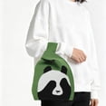 thumbnail image 2 of Unique Bargains 1 Pc Knitted Wrist Bag Cute Animal Gift Bag Green, 2 of 5