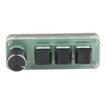 thumbnail image 6 of Home Electronics 3 Key Small Keypad, 3 Key USB Mechanical Keyboard with Knob for DIY Programming, 6 of 7
