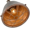 thumbnail image 3 of Beaumont Lane Small Steel Pendant in Copper Patina, 3 of 5