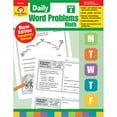 thumbnail image 1 of Evan-Moor Educational Publishers Daily Word Problems Math, Grade 4, 1 of 2