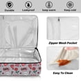 thumbnail image 4 of Iauyy Casserole Carrier for Hot Food Insulated Casserole Travel Carry Bag with Lid Food Warmer Bag for Party/Picnic,Valentine's Day Elements, 4 of 7