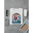 thumbnail image 3 of ICEE Surfing Wave Vibes - Cool Graphic Design Men's T-shirt, 3 of 4