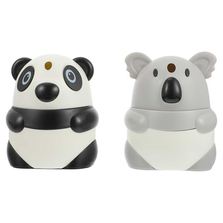 

NUOLUX 2Pcs Cartoon Animals Toothpick Holders Automatic Toothpick Dispenser for Home