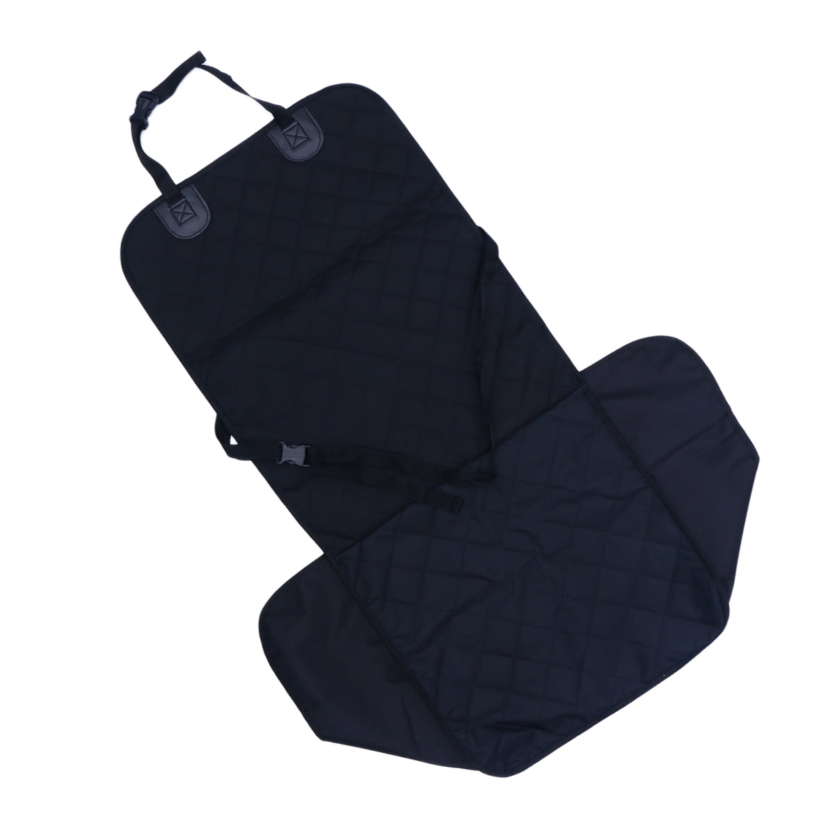 PAMINGONO Front Seat Pet Cover Black Waterproof Oxford Cloth Wear Resistant for Long Distance Travel