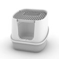 thumbnail image 2 of Cat Sandbox Litter Box Fully Enclosed Anti-Splash Cat Toilet Deodorant Pet Cleaning Supplies Kitty Litter Box Toilet Litter ShopWise Round, 2 of 4