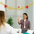 thumbnail image 6 of We Appreciate You Banner, Pre-Strung Staff Appreciation Banner, Employee Appreciation, Clinic, Office Break Rooms, Boss Pastor Teacher Doctor Nurse Appreciation Banner, Thank You Staff Party Decor, 6 of 6
