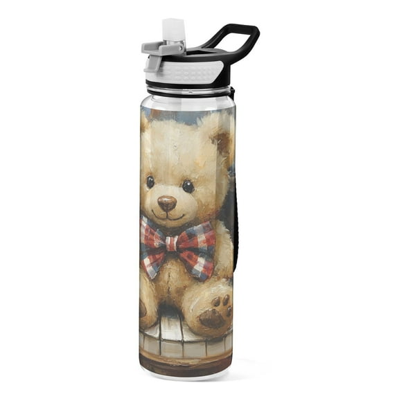 BZSMCE Sport Bottle Melodic Cuddles Outdoor sports Water Bottle Size: 10.4x3in