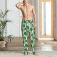 thumbnail image 6 of Lsque Broccoli 2 Print Men's Pajama Pants, Lounge Pant - Comfortable Home Wear,Elastic Waistband, Stylish Design-XX-Large, 6 of 9