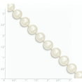 thumbnail image 2 of Beautiful 14k 10-11mm White Near Round Freshwater Cultured Pearl Necklace, 2 of 2
