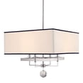 thumbnail image 2 of Hudson Valley Lighting 5646 Gresham Park 4 Light 24" Wide Drum Chandelier - Nickel, 2 of 2