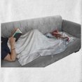 thumbnail image 6 of Christmas Soft Flannel Fleece Throw Blanket, Winter Solstice Noel Design with a Big Ball and Holm Snow Image Print, Cozy Plush for Indoor and Outdoor Use, 50" x 60", White Red, by Ambesonne, 6 of 6