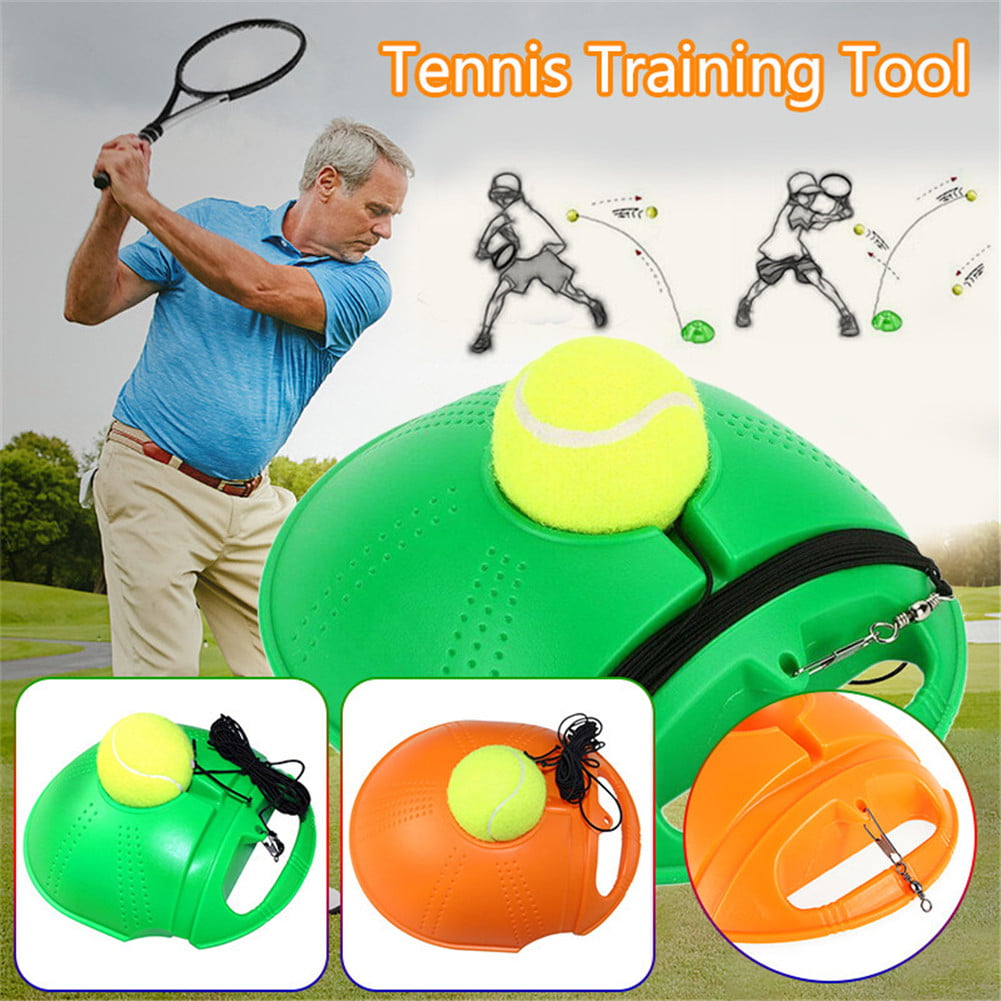 Racket Ball Trainer Tennis Practice Base Elastic Tennis Exercise Training Device 