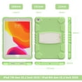 thumbnail image 6 of Dteck Case for Apple iPad 8th Generation 10.2" (2020),Shockproof Rubber Armor 3-Layer Protection iPad 7th Gen 10.2-inch 2019 Case Hybrid Hard Kicstand Cover without Screen Protector,Matchagreen, 6 of 6