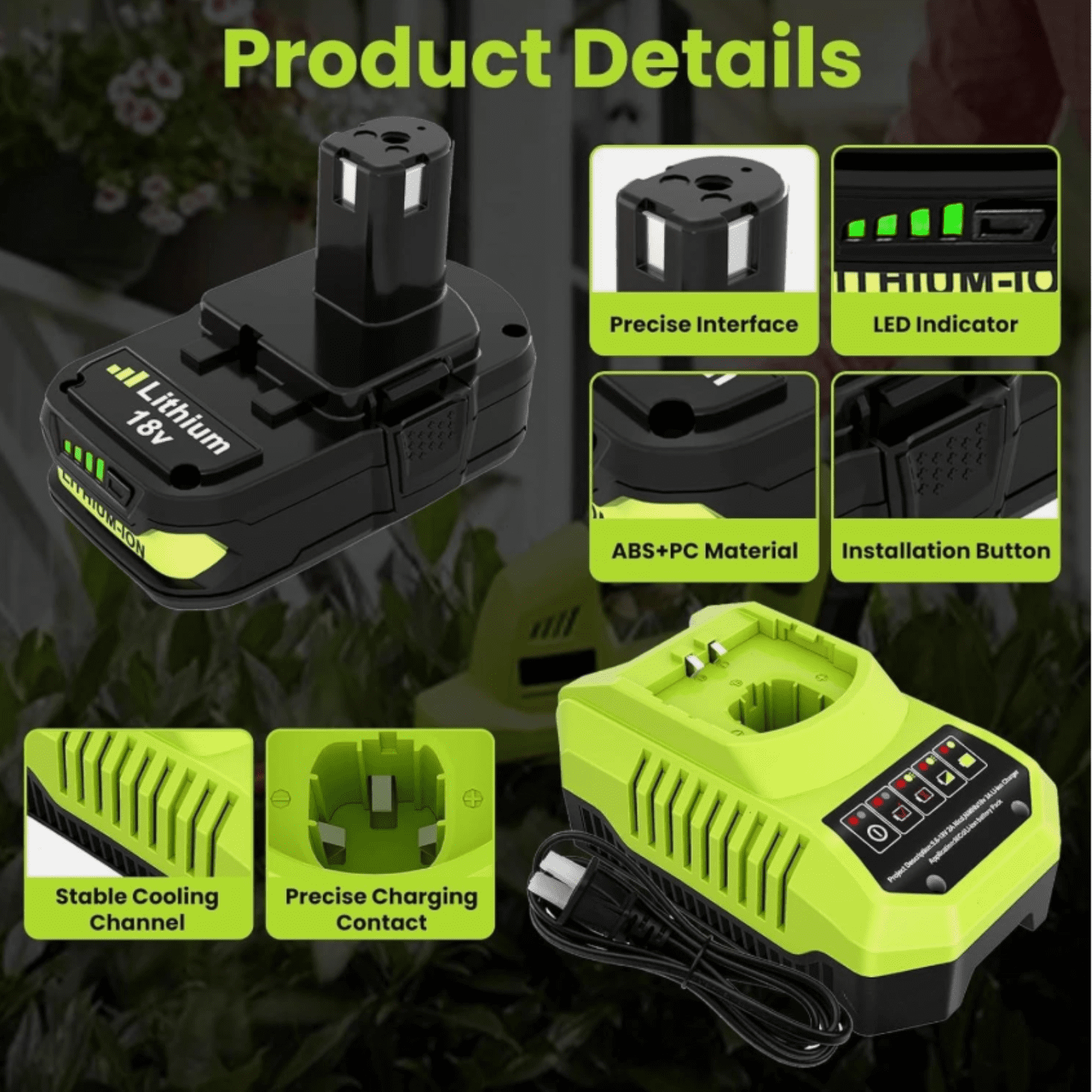 3.6Ah P102 18 Volt Lithium-ion Replacement for Ryobi 18V Battery Compatible with Ryobi Battery P104 P105 P108 P189 P190 PBP006 PBP2005 Cordless Tools