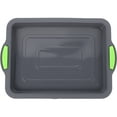 thumbnail image 2 of Silicone Baking Sheet Tray Pan Nonstick Bakeware Cookie Sheet Pan Rectangular Cake Pan Broiler Pan With Silicone Handle For Oven, 2 of 7