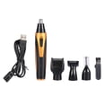 thumbnail image 2 of Trimmer Set,4 In 1 Rechargeable Men Nose Ear Temple Hair Trimmer Electric Beard Eyebrow Clipper Shaving Kit, 2 of 8