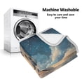 thumbnail image 5 of Yayeee Throw Blanket for Couch Soft Warm 50" x 60" Sofa Chair Bed Decoration, Floating Whale, 5 of 7