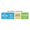thumbnail image 2 of Better Homes & Gardens Transitional 52" Black Ceiling Fan, 5 Reversible Blades, LED Light Kit, Reverse Airflow, 2 of 16