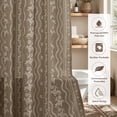 thumbnail image 6 of YHRUWN Boho Floral Shower Curtain Sets with Rugs, 16-Piece Vintage Brown Bathroom Sets with Hooks, Waterproof Fabric Bathroom Decor Set, 6 of 10