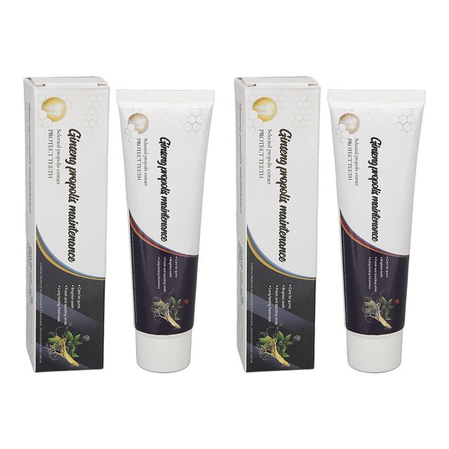 Ginseng and Propolis Oral Ointment 2 Pack, 100g, for Stain Removal, Whitening, Deep Cleaning and Toothpaste.